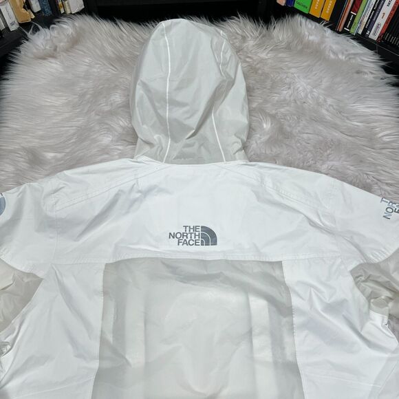 THE NORTH FACE STEEP TECH LIGHT RAIN JACKET WHITE - Picture 8 of 10